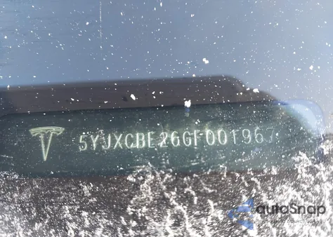 2016 Tesla Model X 60D/70D/75D/90D/P100D из США, поврежденный, VIN 5YJXCBE26GF001967